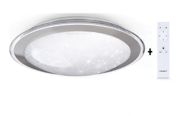 Plafoniera dimmerabile 30 W completo di telecomando con temperatura colore selezionabile 3000K-4000K-6500K 3190lm 220 - 240v D429*H96.1mm Aigostar Plafoniere